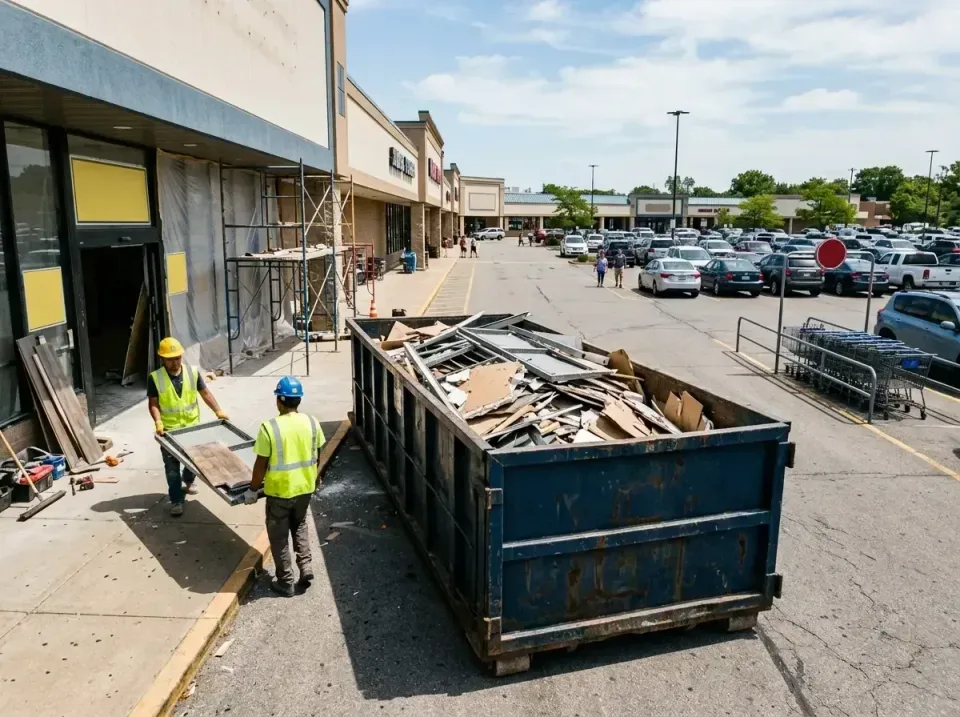 retail-store-renovation-debris-003 — frequently asked questions, Roll-off Dumpster Rentals in Springfield, OR